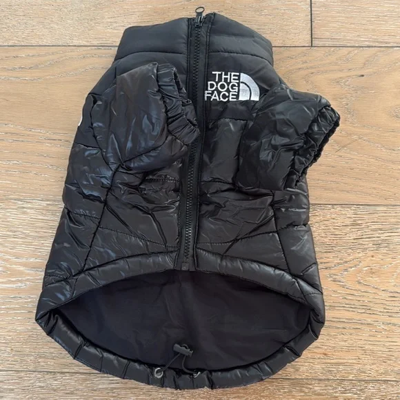 The Dog Face Black Puffer Jacket - Picture 2 of 10
